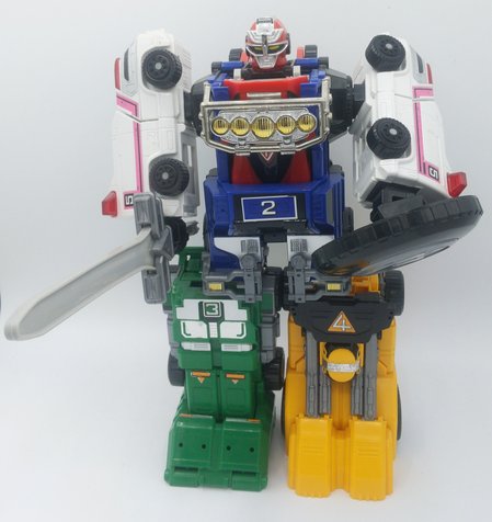 Rescue-Turbo Megazord / Scramble Intersection Robo