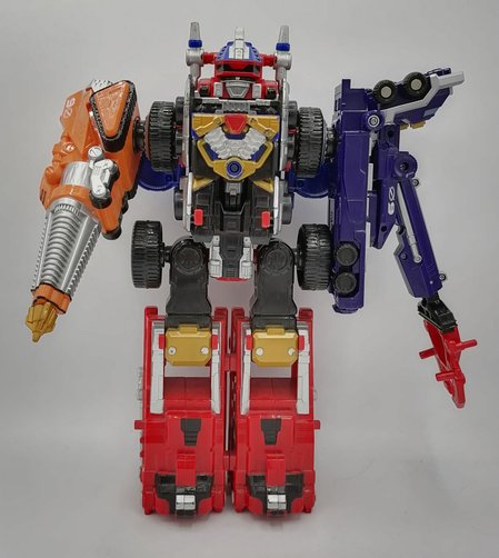 Drivemax Megazord Drill and Crane Formation / DaiBouken Drill &amp; Crane