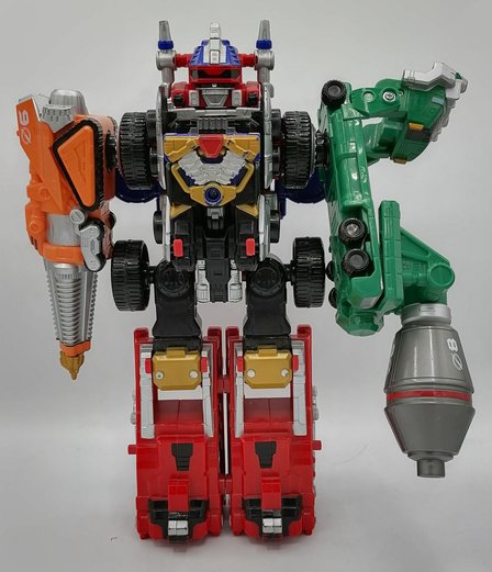 Drivemax Megazord Drill and Mixer Formation / DaiBouken Drill &amp; Mixer
