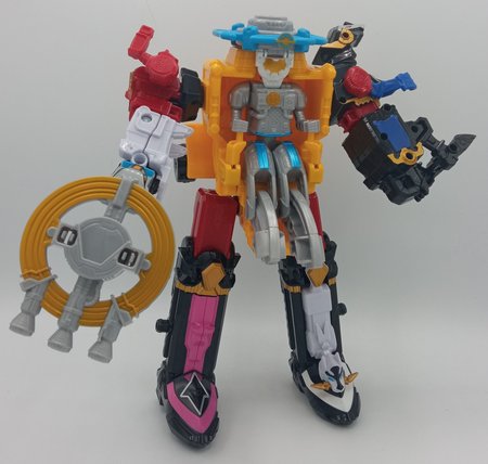 Astro Ninja Steele Megazord / Shurikenjin UFO