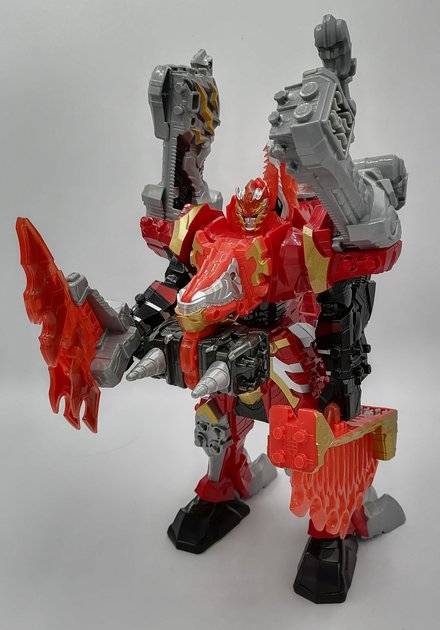 T-Rex Blazing Megazord / Ryusoul Gattai KishiRyuOh DimeVolcano