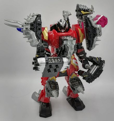 Dino Fury Megazord Spike Formation / Ryusoul Gattai KishiRyuOh MilNeedle