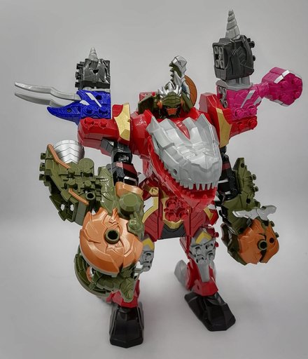 Dino Fury Megazord Smash Formation / Ryusoul Gattai KishiRyuOh Pachygaroo